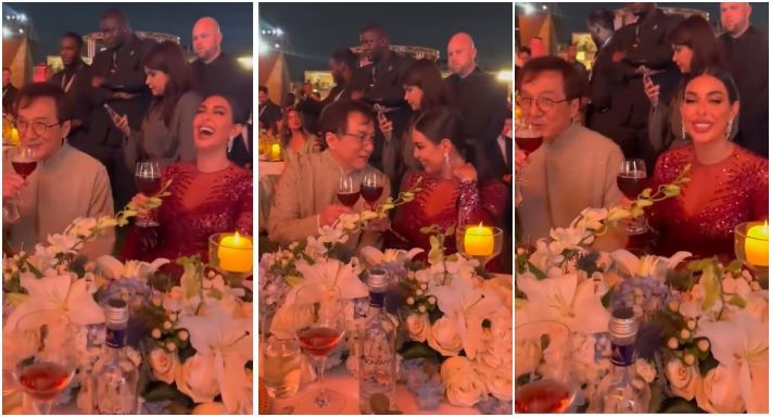 القمر بتاعنا ” ياسمين صبري ” وقعت قلب جاكي شان بضحكتها – شاهد