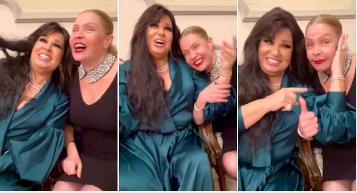 فيفي عبده تحتفل بعيد ميلاد لوسي : بهزة الوسط