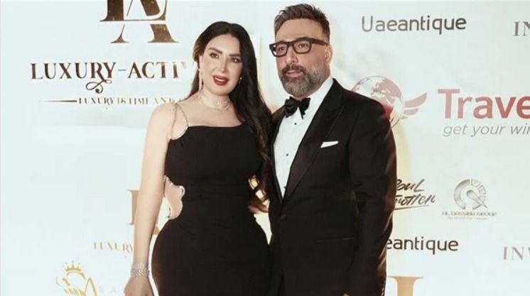 مفتوح من الجنبين .. عبير صبري بفستان أخر شياكة من دبي