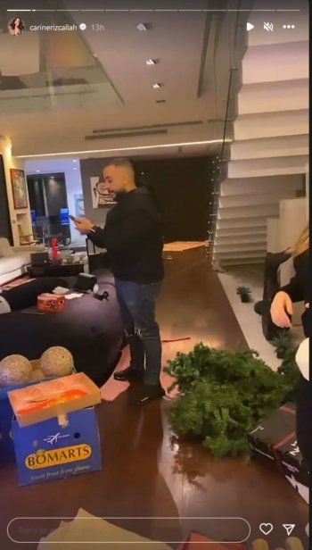 شاهد .. جولة في فيلا كارين رزق الله والديكور سيذهلكم في فترة الأعياد - بالصور