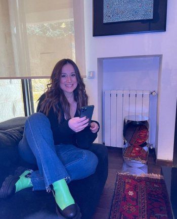 شاهد .. جولة في فيلا كارين رزق الله والديكور سيذهلكم في فترة الأعياد - بالصور