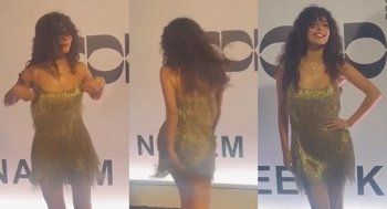 شاهد .. مايان السيد بإطلالة ذهبية مميزة.. وسعرها يفوق التوقعات