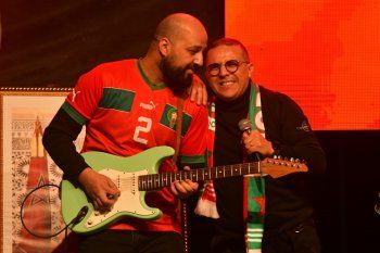 شاهد .. بالصور - محمد عدلي وفضيل وخالد ليندو سوياً في إفتتاحية مهرجان المتوسطي للناظور