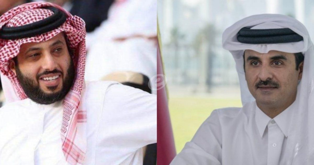 شاهد .. بالفيديو- تركي آل الشيخ يهدي أمير قطر أغنية بانتهاء المونديال.. المجد لك