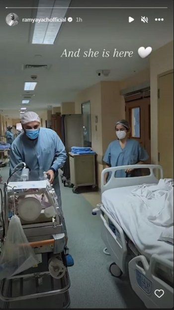 شاهد .. رامي عياش وزوجته يرزقان بطفلتهما الثالثة.. وحالة من الفرح