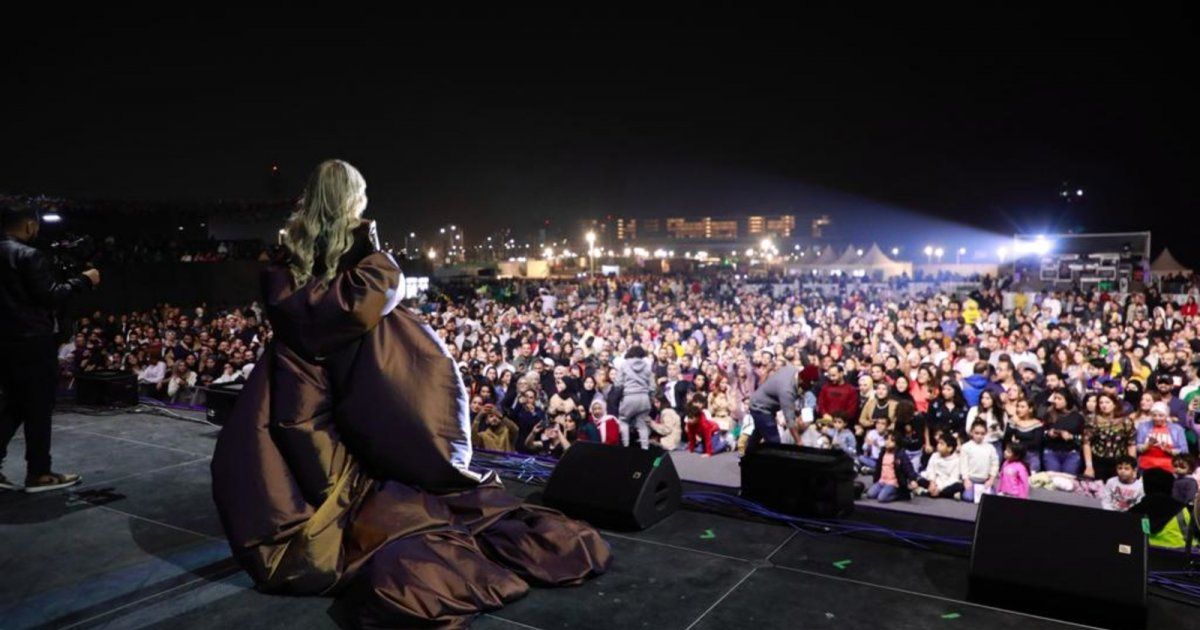 شاهد .. بالفيديو والصور- مايا دياب تتألق بحفل إستثنائي في قطر وتحيي ليلة رأس السنة على الـ MTV