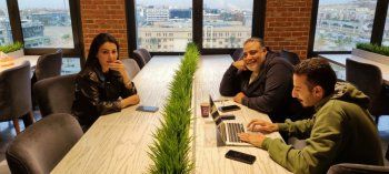 شاهد .. بالصور- علا غانم ومحمد النقلي في بروفات مسلسل "توحة" استعداداً لرمضان 2023