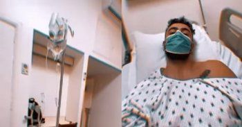 شاهد .. جنيد زين الدين يطل من المستشفى.. وهذه العملية الجراحية التي خضع لها