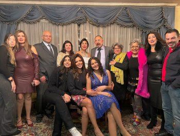 شاهد .. عقد قران شقيقة ناهد السباعي بحضور رانيا فريد شوقي وداليا البحيري في جو عائلي-بالصور