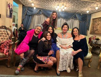 شاهد .. عقد قران شقيقة ناهد السباعي بحضور رانيا فريد شوقي وداليا البحيري في جو عائلي-بالصور