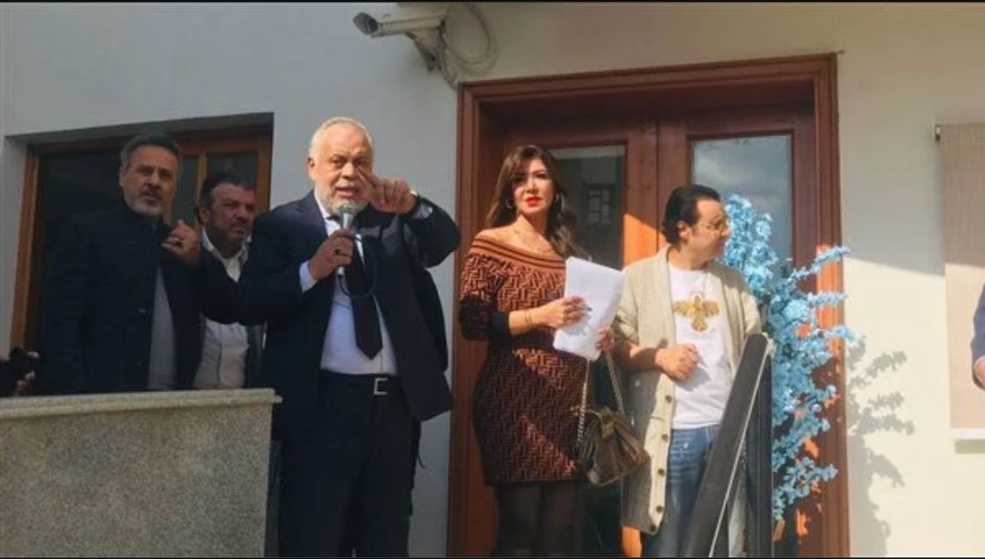 أشرف زكي يفتتح دار مسنين النجوم