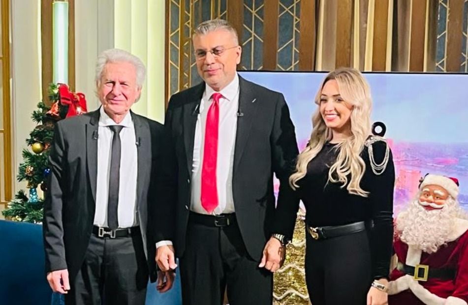 الموسيقار الكبير سليم سحاب و ابنته سارة في ضيافة عمرو الليثي ليلة رأس السنة