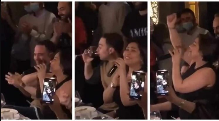 كاس وسيجارة : شيرين و حسام بهدلو الدنيا في لبنان – شاهد بنفسك