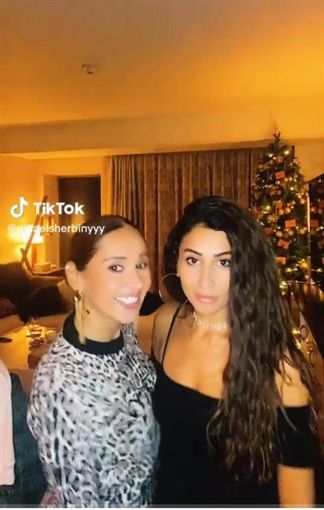 احتفالا بالكريسماس .. دينا الشربيني وياسمين رئيس عملوا أحلي وصلة رقص – شاهد