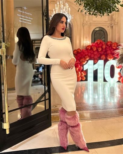 درة بفستان أبيض علي كيف كيفك – شاهد