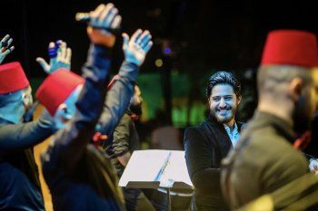 شاهد .. بالصور- هكذا أحيا بشار الجواد ليلة رأس السينة في دبي