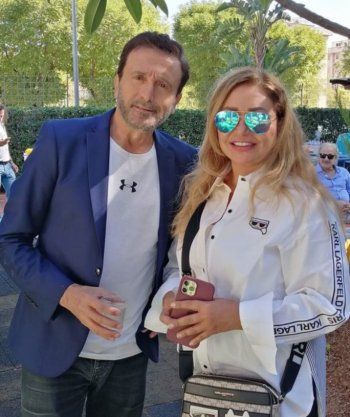 شاهد .. سعد حمدان برفقة ليلى علوي في ذكرى ميلادها-بالصورة