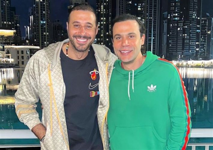 ولاد النجوم سوا – محمد إمام ينشر صورة مع أحمد السعدني