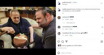 شاهد .. بالصورة- الظهور الأخيرة لوديع جورج وسوف قبل وفاته..حالة كبيرة من الفرح