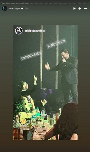 شاهد .. وائل جسار وعامر زيان يحييان حفلاً في لبنان ونادين الراسي ترقص فرحاً -بالصور