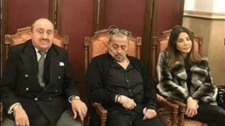 نانسي عجرم تنهار في عزاء وديع نجل جورج وسوف