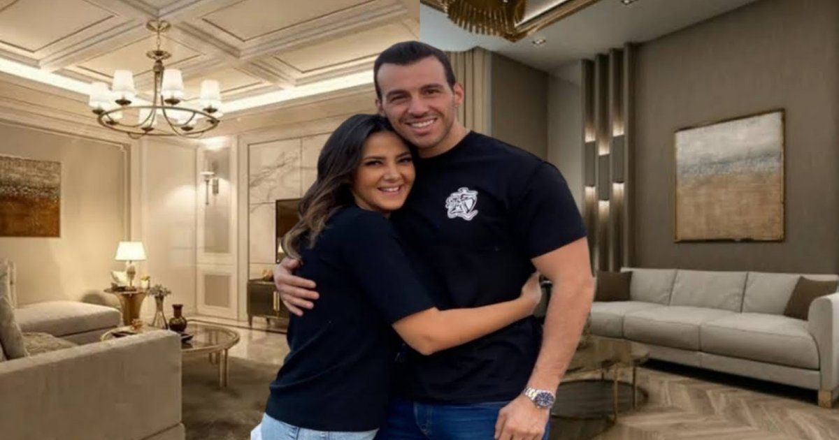 شاهد .. جولة في قصر رامي رضوان ودنيا سمير غانم... فخامة وديكور رائع - بالصور