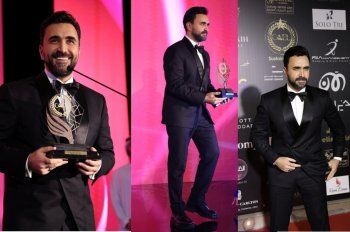 شاهد .. تكريم نادر الأتات في مهرجان كاييل بـ دبي-بالصور