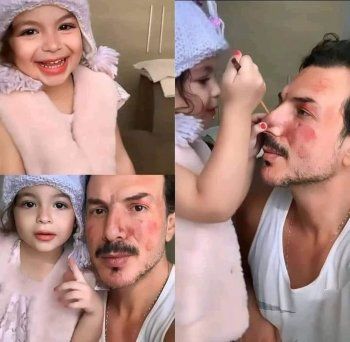 شاهد .. ظهور نادر لـ إبنة باسل خياط.. وخفة دمها تدهش المتابعين