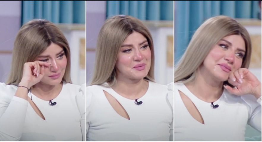 المذيعة مروة ميمي تنهار علي البكاء بسبب إبنها