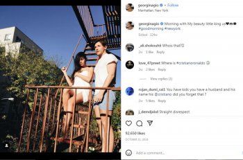 شاهد .. صورة فاضحة تجمع جورجينا رودريغيز بصديقها السابق.. والأخيرة تحتفظ بها!