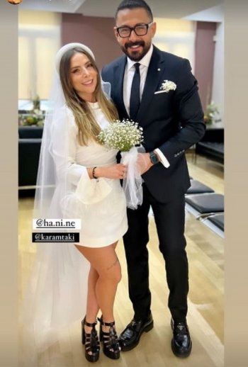 شاهد .. وشم عروسة كرم التقي إبن صباح الجزائري حديث الجمهور- بالصورة