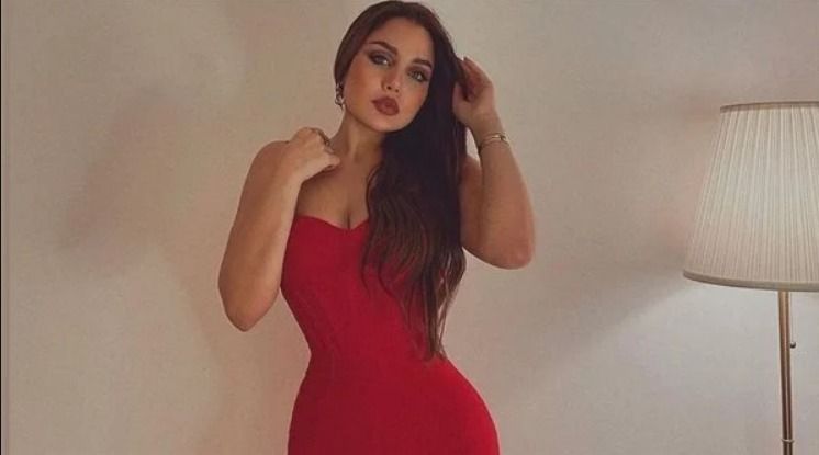 بنت هيفاء وهبي ملكان بالأحمر الناري – شاهد