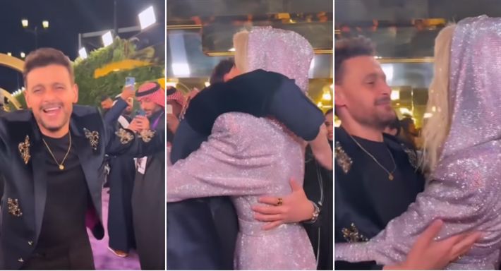 رامز جلال راعي الاحضان و البوس في Joy Awards – شاهد