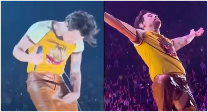 تمزق سروال هاري ستايلز على المسرح – شاهد