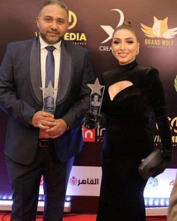 شاهد .. بالصورة - تكريم روجينا ورؤوف عبد العزيز عن مسلسل "إنحراف"