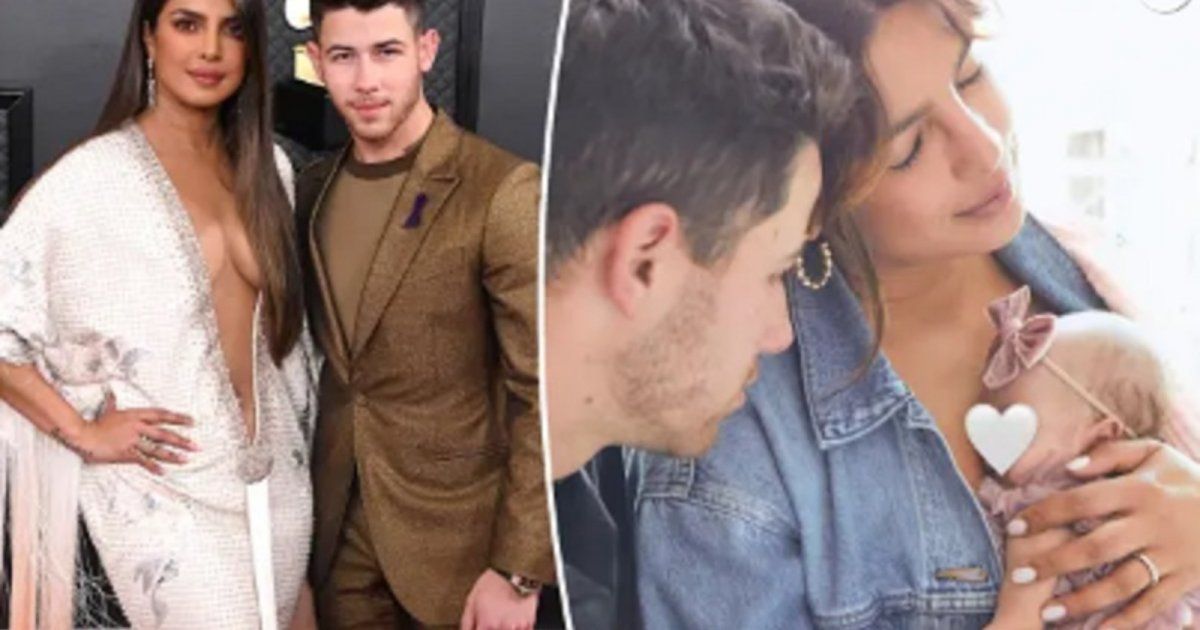 شاهد .. بالصور - الظهور الأول لإبنة نيك جوناس وبريانكا شوبرا