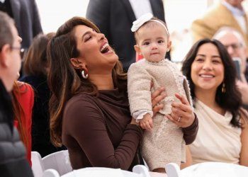 شاهد .. بالصور - الظهور الأول لإبنة نيك جوناس وبريانكا شوبرا