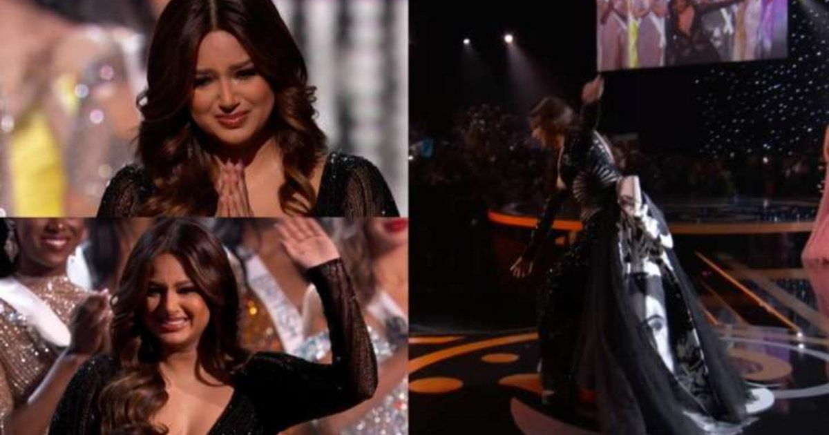 شاهد .. بالفيديو- لحظة تعثر ملكة جمال الكون على المسرح مباشرة.. موقف محرج للغاية