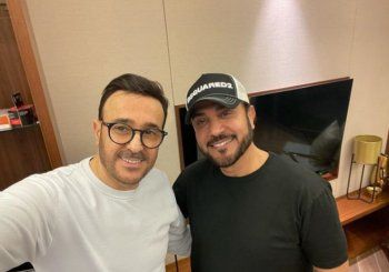 شاهد .. بالصورة - هذا ما جمع ماجد مهندس وصابر الرباعي