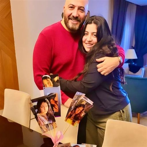 تسلم الأصول : غادة عادل ومجدي الهواري يجتمعان في عيد ميلاد ابنتهما