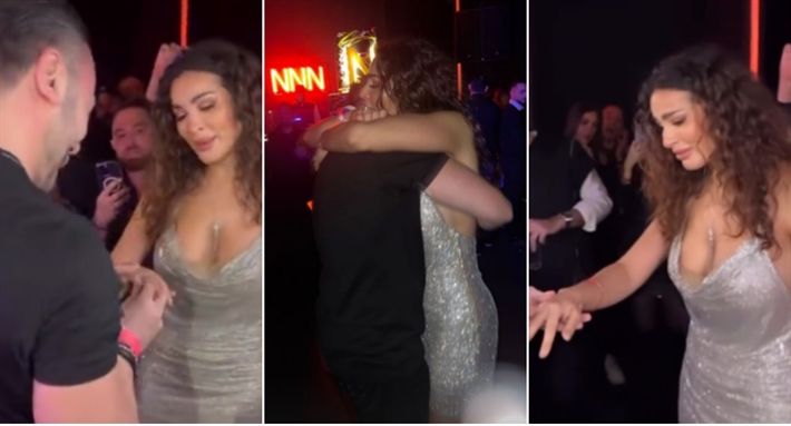 في عيد ميلادها : نادين نسيب اتخطبت عقبالكم يابنات