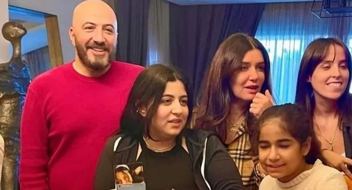 تسلم الأصول : غادة عادل ومجدي الهواري يجتمعان في عيد ميلاد ابنتهما