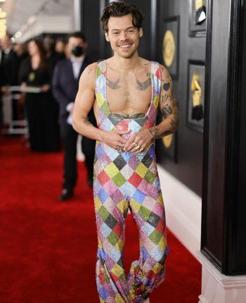 شاهد .. هاري ستايلز يطل بالجامبسوت النسائي.. إستغرق حوالي الـ 150 ساعة لإتمامه