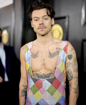 شاهد .. هاري ستايلز يطل بالجامبسوت النسائي.. إستغرق حوالي الـ 150 ساعة لإتمامه