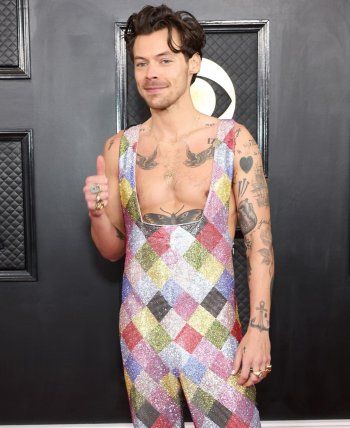 شاهد .. هاري ستايلز يطل بالجامبسوت النسائي.. إستغرق حوالي الـ 150 ساعة لإتمامه