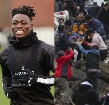 شاهد .. بالصورة- انتشال كريستيان أتسو من تحت الأنقاض زلزال تركيا ولا يزال على قيد الحياة