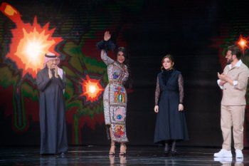 شاهد .. أحلام تبدو كلوحة فنية بفستان من تصميم زهير مراد في سعودي أيدول-بالصور والفيديو