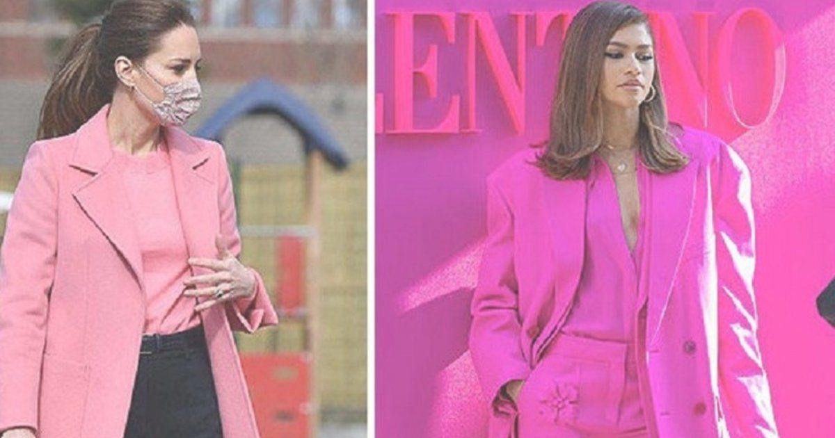 شاهد .. المعاطف باللون الوردي تضفي إشراقة على خزانة ملابسك الشتوية