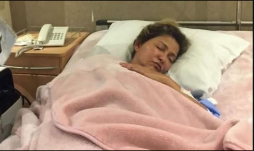 الظهور الأول لعلا غانم بعد إصابتها بإرتجاج في المخ