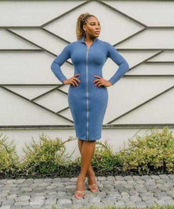 شاهد .. بالصورة - سيرينا ويليامز تبهر بفستانها المحبوك بسحاب